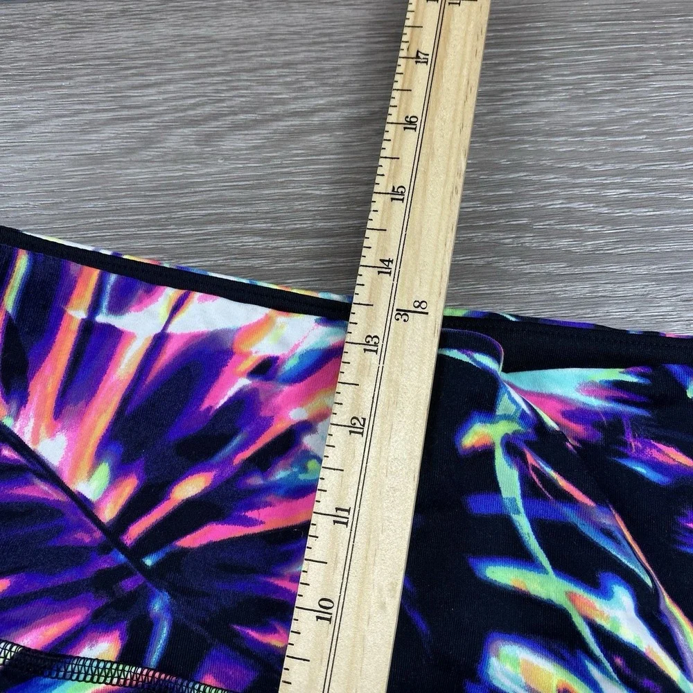 Victoria's Secret PINK Women's Ultimate Crop Leggings Multicolor Tropical Large